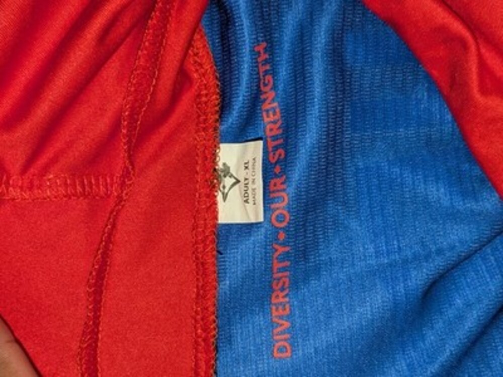 Toronto Blue Jays 2025 Bo Bichette City Connect Layered Jersey Hoodie XL FREESHP - Picture 3 of 3
